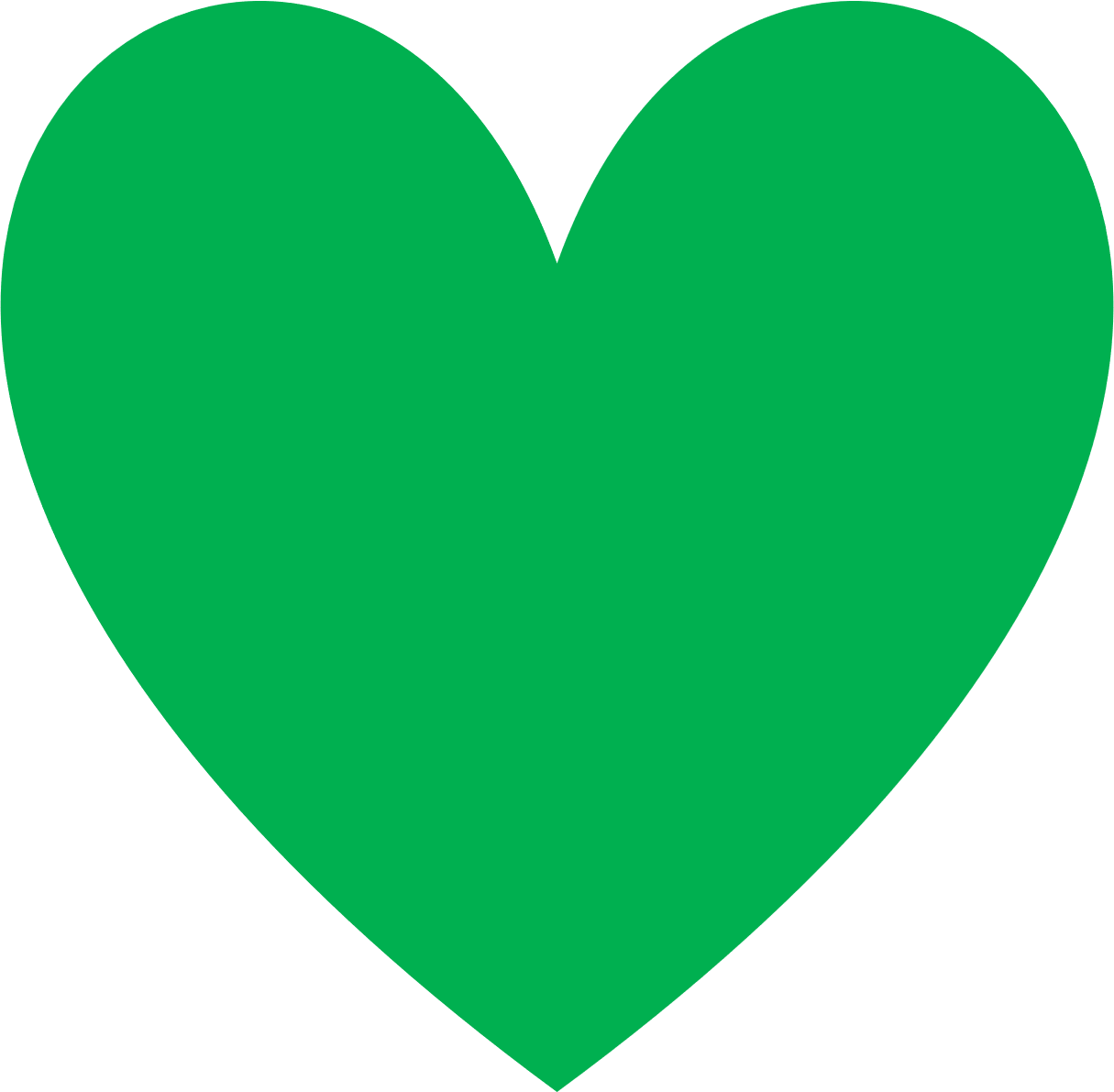 coeur vert